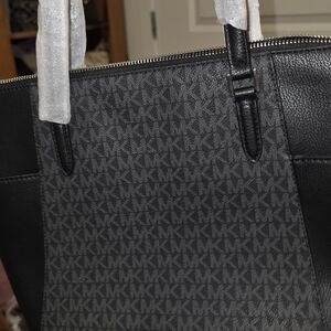 Michael Kors Black Monogram Tote